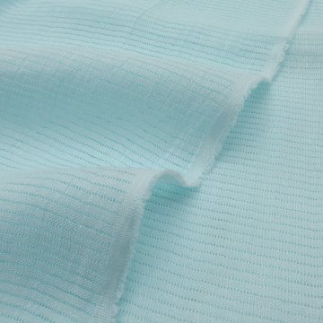 衿秀 麻絽 夏帯揚げ 水色 無地 ＜即日発送可＞の画像
