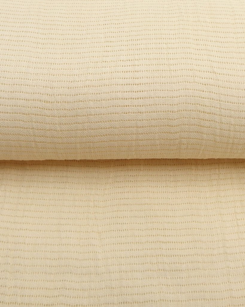 衿秀 麻絽 夏帯揚げ 練色 無地 ＜即日発送可＞の画像