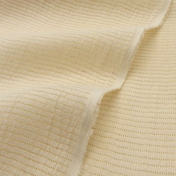 衿秀 麻絽 夏帯揚げ 練色 無地 ＜即日発送可＞の画像