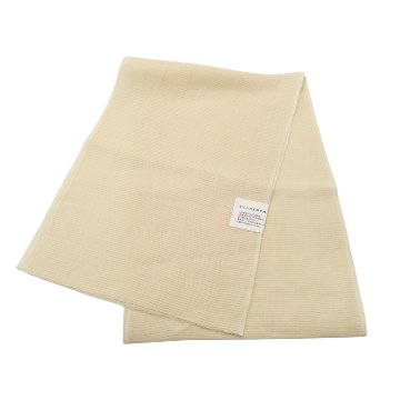 衿秀 麻絽 夏帯揚げ 練色 無地 ＜即日発送可＞の画像