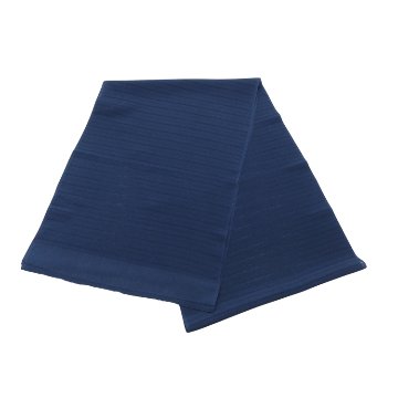 千成堂着物店 一点もの帯揚げ 「紺青 × 連絽（絽ちりめん）」 夏帯揚げ ＜即日発送可＞ の画像