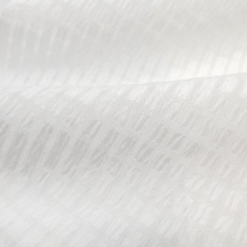 千成堂着物店 帯揚げ「白 × 格子・経撚り絽ちりめん 」 夏帯揚げ ＜即日発送可＞ の画像
