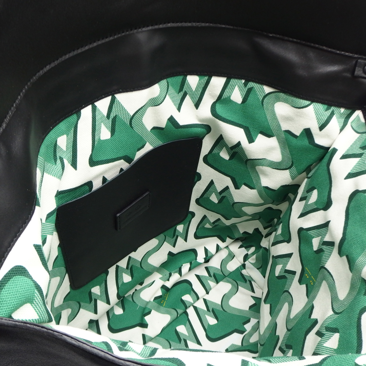 JUNYA WARASHINA (ジュンヤ・ワラシナ)「Museum Bag（ミュージアム・バッグ）」ハンドバッグ 黒 ラムレザーの画像