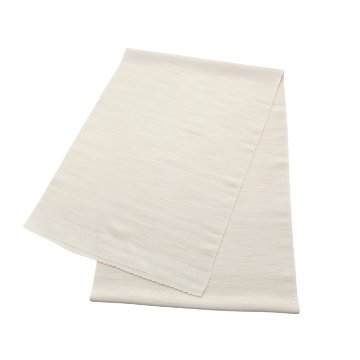 千成堂着物店 一点もの帯揚げ 「生成色 × 紬糸入り」 帯揚げ ＜即日発送可＞ の画像