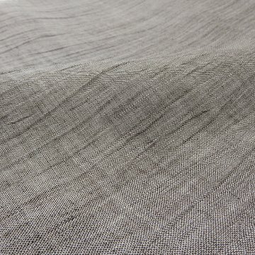 川口織物「近江縮・麻」着尺 素鼠 ＜お仕立て代込＞の画像