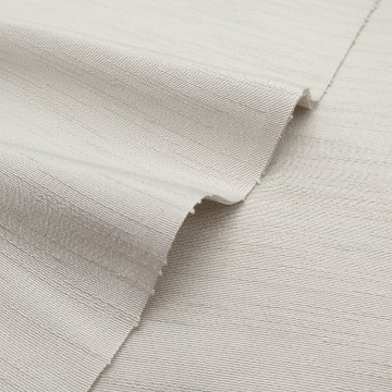 千成堂着物店 一点もの帯揚げ 「灰白色 × 紬糸入り」 帯揚げ ＜即日発送可＞ の画像
