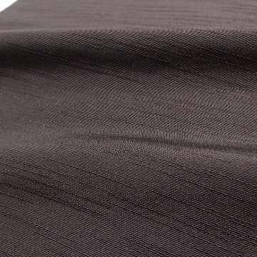 千成堂着物店 一点もの帯揚げ 「濃茶色 × 紬糸入り」 ＜即日発送可＞ の画像