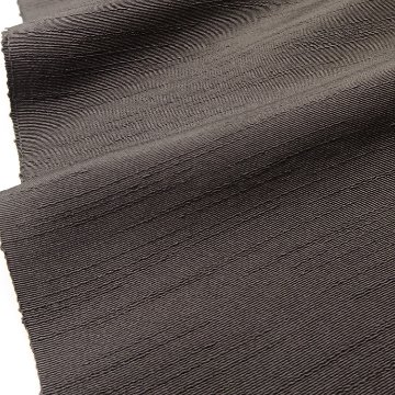 千成堂着物店 一点もの帯揚げ 「樺茶 × 紬糸入り」  ＜即日発送可＞ の画像