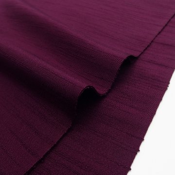 千成堂着物店 一点もの帯揚げ 「桑の実色 × 紬糸入り」  ＜即日発送可＞ の画像