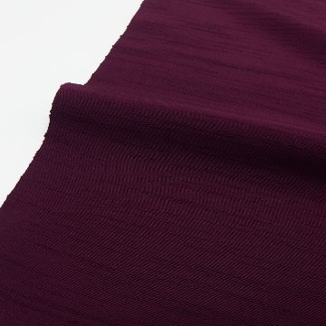 千成堂着物店 一点もの帯揚げ 「桑の実色 × 紬糸入り」  ＜即日発送可＞ の画像