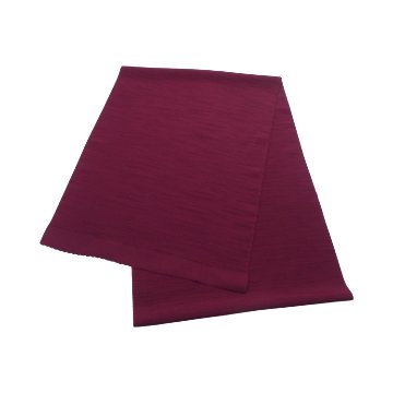 千成堂着物店 一点もの帯揚げ 「紫檀色 × 紬糸入り」  ＜即日発送可＞ の画像