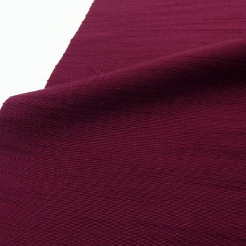 千成堂着物店 一点もの帯揚げ 「紫檀色 × 紬糸入り」  ＜即日発送可＞ の画像