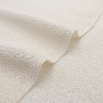 千成堂着物店 帯揚げ 「白 × 縮緬（ちりめん）」＜即日発送可＞ の画像