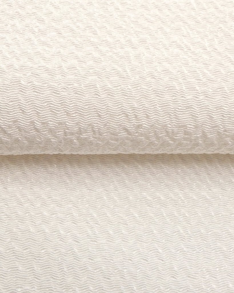 千成堂着物店 帯揚げ 「白 × うずらちりめん（鶉縮緬）」＜即日発送可＞ の画像