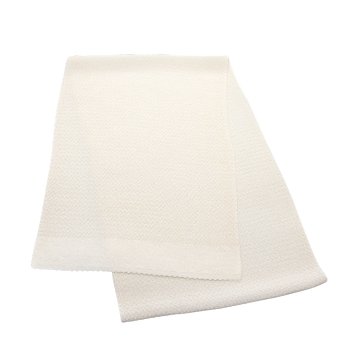 千成堂着物店 帯揚げ 「白 × うずらちりめん（鶉縮緬）」＜即日発送可＞ の画像