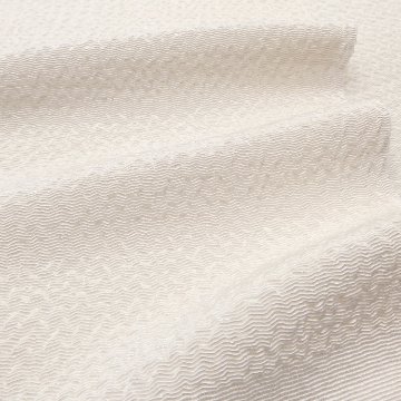 千成堂着物店 帯揚げ 「白 × うずらちりめん（鶉縮緬）」＜即日発送可＞ の画像