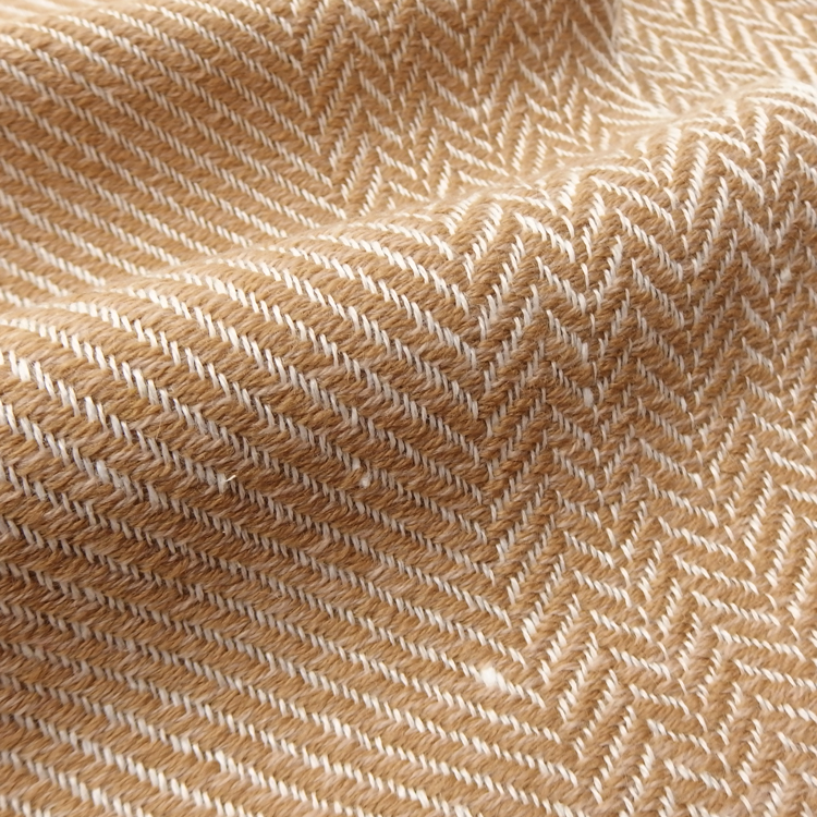 ＜10/17 21:00～発売＞Kameli apartment（カメリ アパートメント）「ベージュ」手織り大判ストール（ショール）リネン×ウール＜即日発送可＞の画像