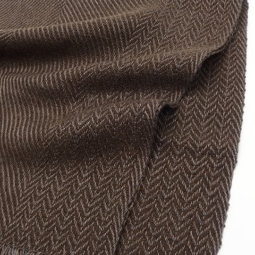 ＜10/17 21:00～発売＞Kameli apartment（カメリ アパートメント）「ブラウン」手織り大判ストール（ショール）アルパカ×リネン＜即日発送可＞の画像