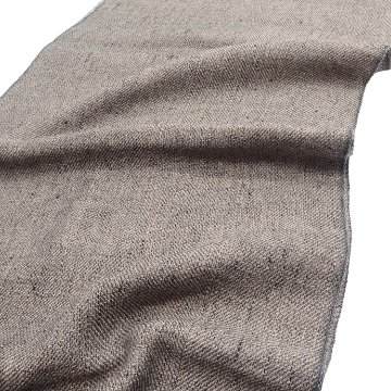 ＜10/17 21:00～発売＞Kameli apartment（カメリ アパートメント）「グレーベージュ」手織り大判ストール（ショール）アルパカ×リネン＜即日発送可＞の画像
