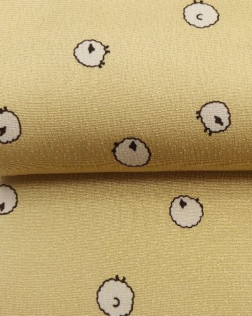 和小物さくら 帯揚げ 羊柄 芥子色 ＜即日発送可＞の画像