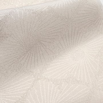和小物さくら 帯揚げ 銀通し縫取花菱 段ぼかし 練色に焦茶 ＜即日発送可＞の画像