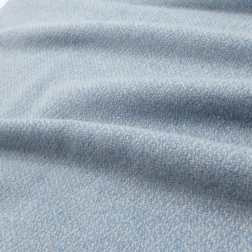＜10/28 21:00～発売＞ニシカワアツコ（織布gecko）「手織りのカシミヤストール（ショール）」 灰青（グレーがかったブルー）の画像