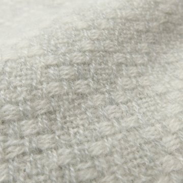 ＜10/28 21:00～発売＞ニシカワアツコ（織布gecko）「手織りのカシミヤストール（ショール）」 緑みのライトグレーの画像