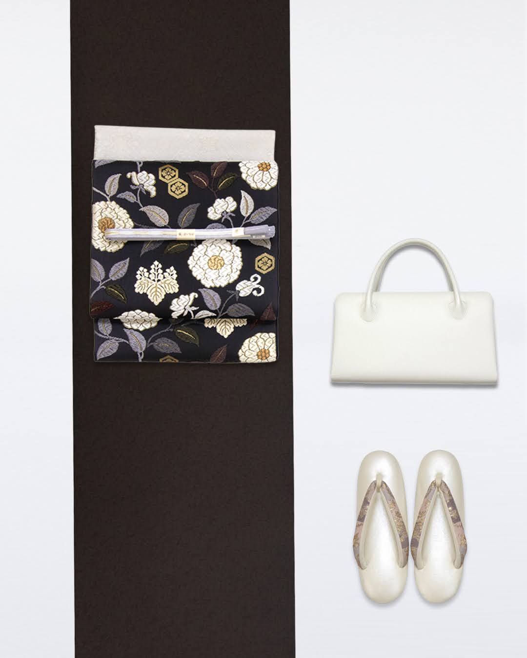 渡敬 青木健太郎商店 帯締め 綾竹大和七三金入 薄藤色に白と金 ＜即日発送可＞の画像