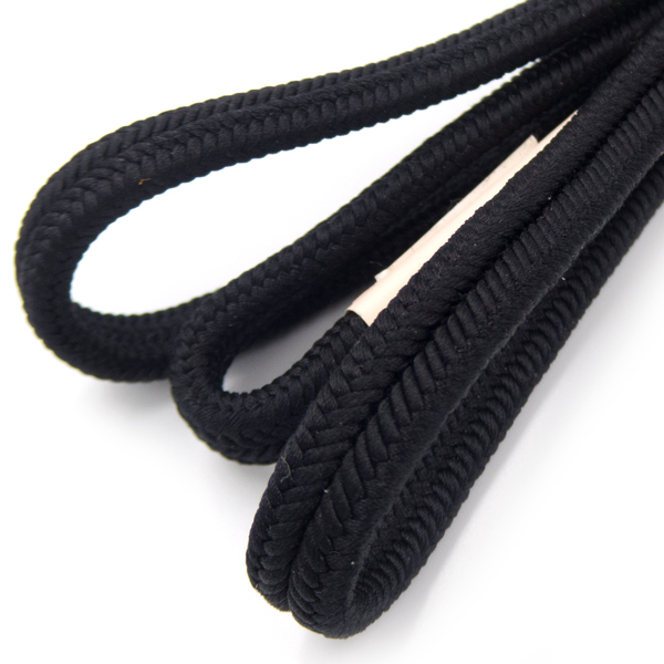 和小物さくら ゆるぎ帯締め 黒（16）切房 ＜即日発送可＞の画像