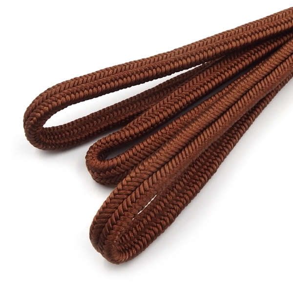 和小物さくら ゆるぎ帯締め 栗色 (71) 切房 ＜即日発送可＞ の画像