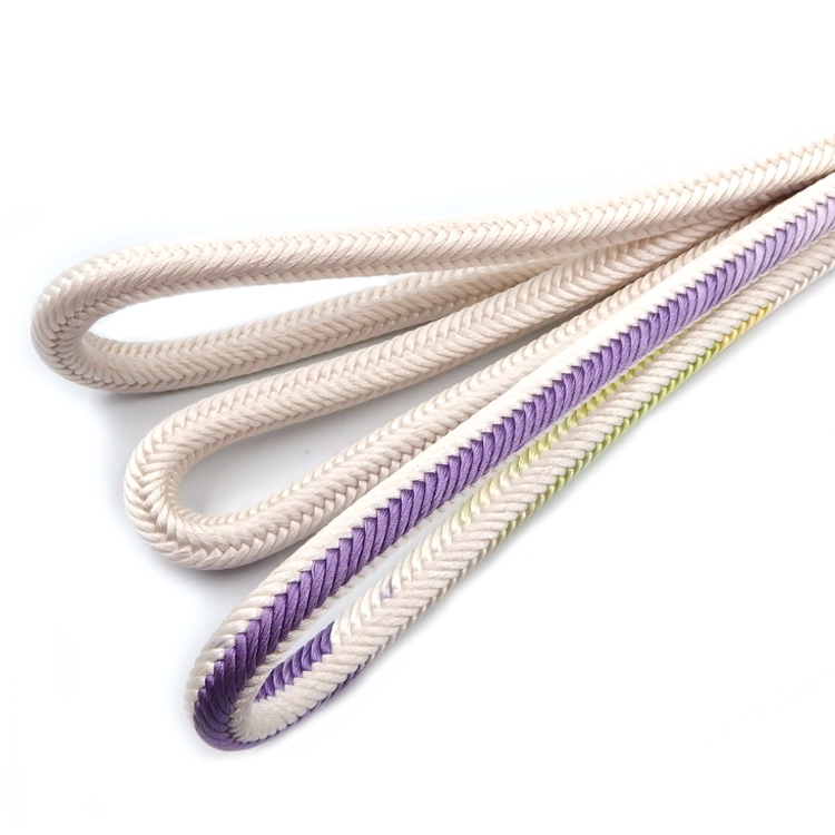 和小物さくら 帯締め 洋角組ぼかし撚り房 江戸紫から萌黄 ＜即日発送可＞の画像