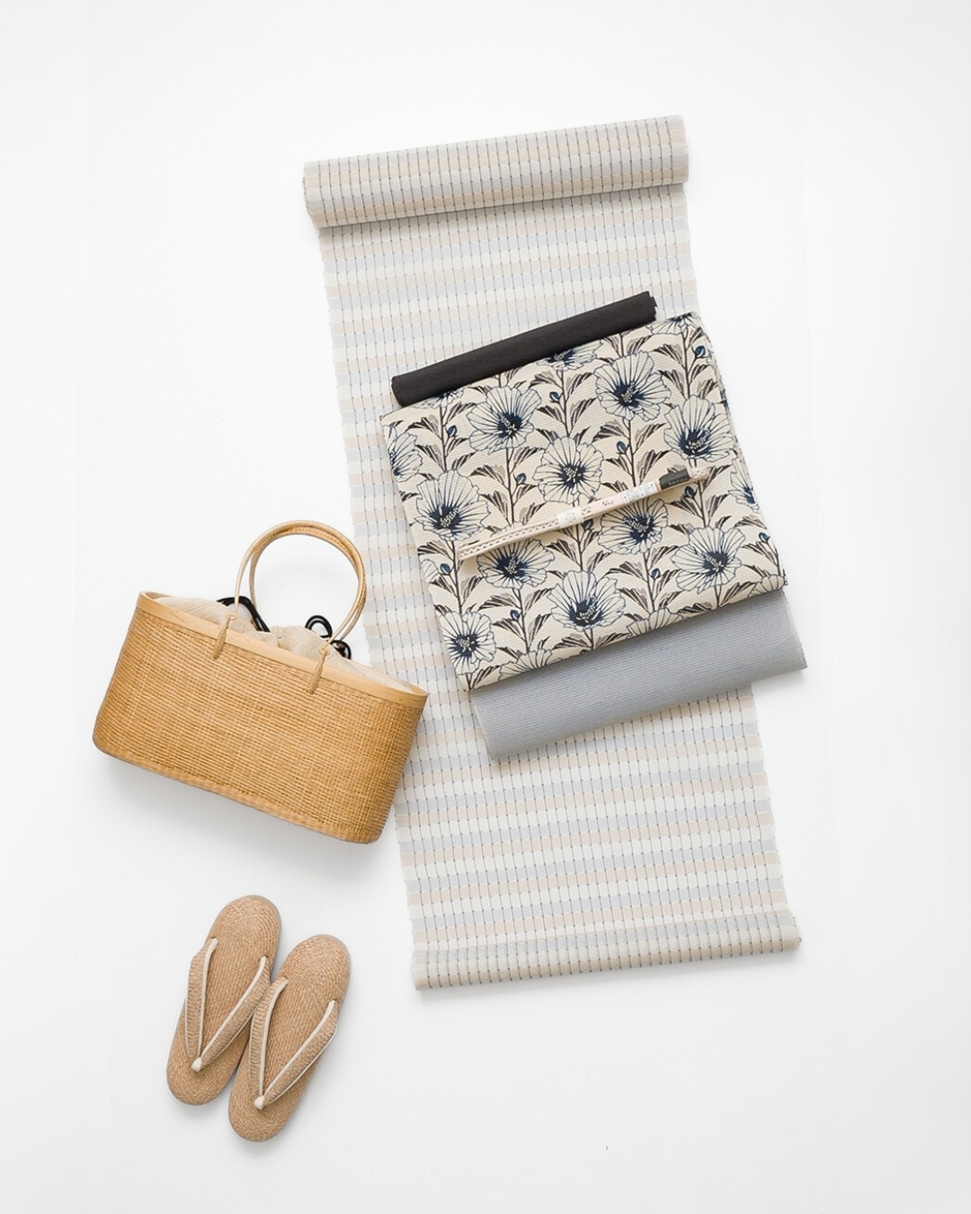 和小物さくら レース夏帯締め 生成色 ＜即日発送可＞の画像