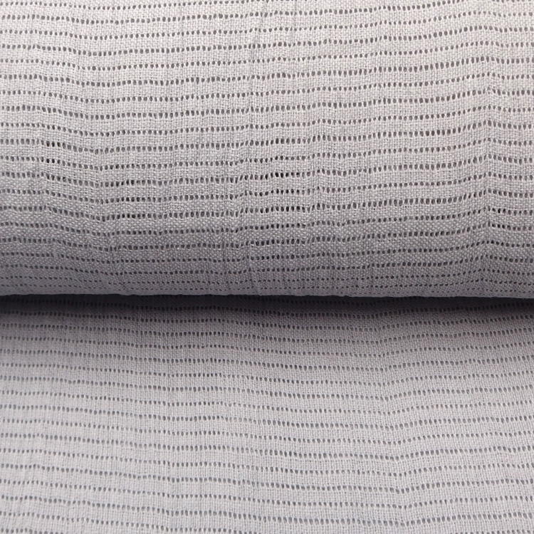 衿秀 麻絽 夏帯揚げ  銀鼠 無地 ＜即日発送可＞の画像