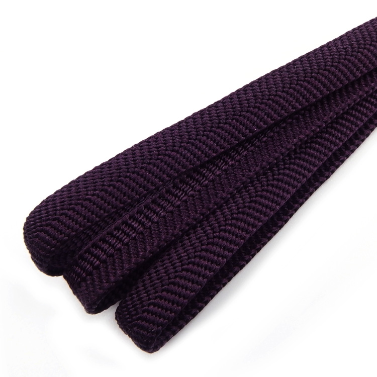 和小物さくら 帯締め 三分紐 深紫 ＜即日発送可＞の画像