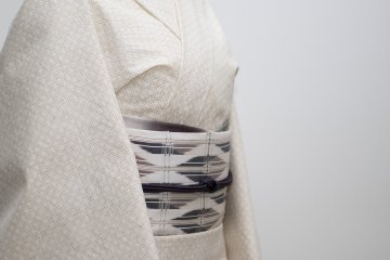 和小物さくら 「横段暈し 千成堂別注」 紬の帯揚げ 焦げ茶と柳茶 ＜即日発送可＞画像