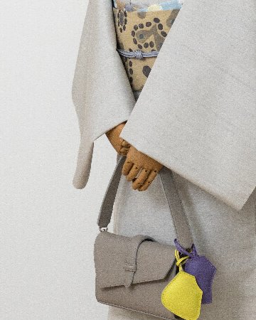 和小物さくら ゆるぎ帯締め 灰青（54）切房 ＜即日発送可＞ の画像