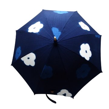琉球藍染　日傘　和風横浜高島屋