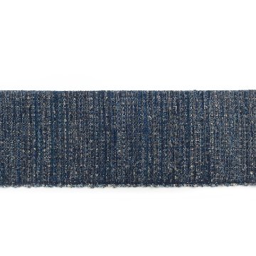 小林純子 「裂織布（さきおりふ）・仕立て上がり」 角帯 藍色系画像