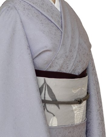 和小物さくら ゆるぎ帯締め 錫色（3）切房 ＜即日発送可＞ の画像