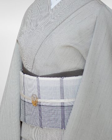 和小物さくら 無地帯揚げ 丹後ちりめん 茶鼠 (24)  ＜即日発送可＞の画像