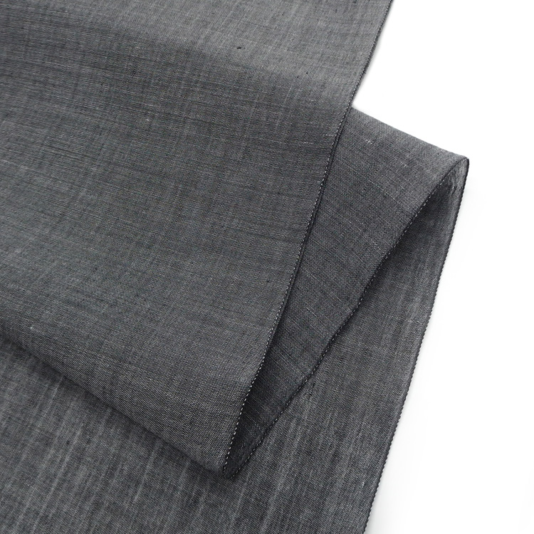 ＜お仕立て代込＞和光 「小千谷 本麻襦袢地（長襦袢）※ご自宅で洗えます」 灰色の画像