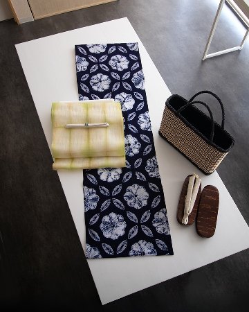 千成堂着物店 帯揚げ 「白 × 絽（五本絽）」 夏帯揚げ ＜即日発送可＞ の画像