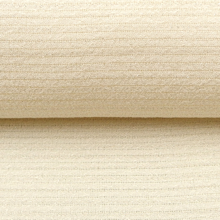 千成堂着物店 帯揚げ 「淡黄 × 絽（銀通し）」 夏帯揚げ ＜即日発送可＞ の画像