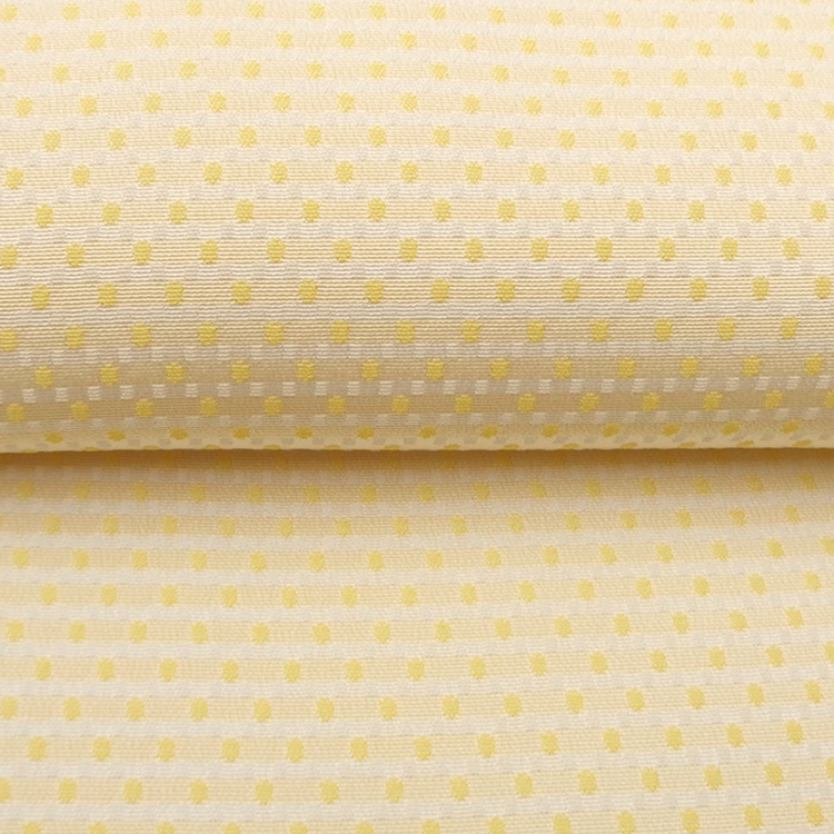 渡敬 帯揚げ 行儀角通し ドット 淡黄＜即日発送可＞の画像