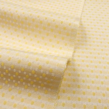 渡敬 帯揚げ 行儀角通し ドット 淡黄＜即日発送可＞の画像