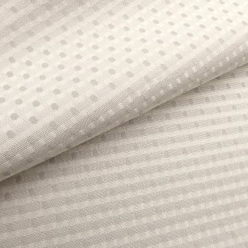 渡敬 帯揚げ 行儀角通し ドット 白鼠＜即日発送可＞の画像