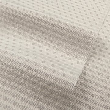 渡敬 帯揚げ 行儀角通し ドット 白鼠＜即日発送可＞の画像