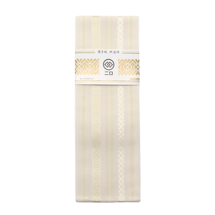 森博多 紗 伊達締め 絹100％ ＜即日発送可＞の画像