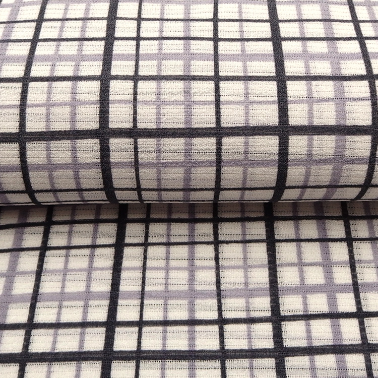 和小物さくら 絽 夏帯揚げ 格子柄　藤紫と濃紫 ＜即日発送可＞の画像