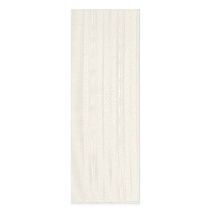 西村織物 博多織 紗 伊達締め かすみ 白共 絹100％ ＜即日発送可＞の画像